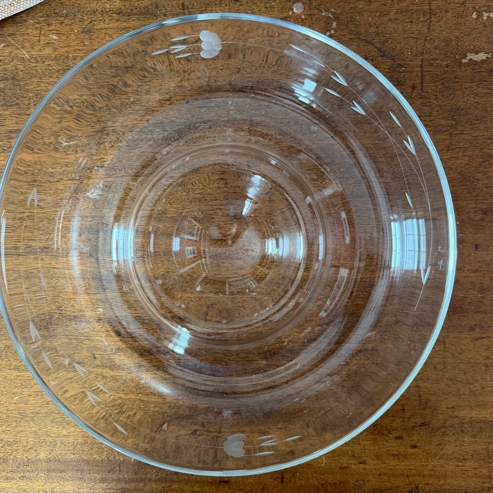 Princess House Heritage Pattern Chip n’ Dip Bowl #401 Original Box 90’s Vintage